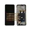 LCD Screen and Digitizer Full Assembly for ZTE Blade V41 Vita / Axon 40 Lite/V40 Design/ V50 Design 5G/ V50 Smart 5G , With Frame