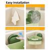 Suction Cup Sink Strainer Basket 2 In 1 Automatic Dumping Filter Basket  Kitchen Accessories