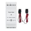 WiFi Energy Meter with 2 80A Clamp Current Transformer Single Phase KWh Power Multimeter for Solar PV System 90‑250VAC