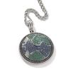 New Full Diamond Rotatable Earth Pendant Copper Inlaid AAA Zircon Hip Hop Cool Stylish Pendant