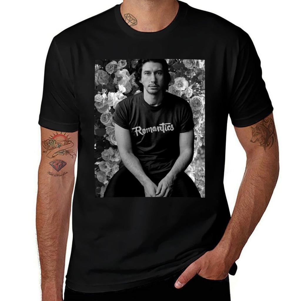 Adam Driver T-Shirt Basic Solid Color T-Shirt