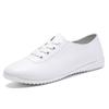 Women's Shoes Flat Heel Soft Sole White Shoes Leather Shoes Spring and Summer New Versatile Breathable Non-slip Women's Single Shoes Versatile