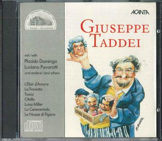 CD ДЖУЗЕППЕ ТАДДЕЙДИ - Великие певцы Венской государственной оперы 49402 ACANTA 1986 Германия Классика Б/у