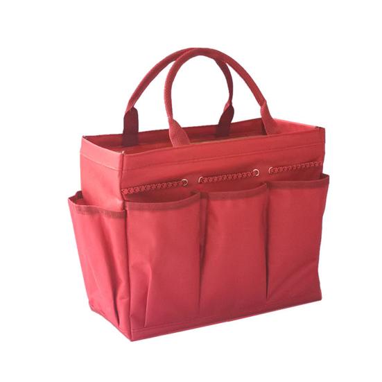 Сумка для хранения садового инвентаря с эргономичной ручкой, большой вместимостью, множеством карманов, водонепроницаемый, универсальный органайзер для хранения