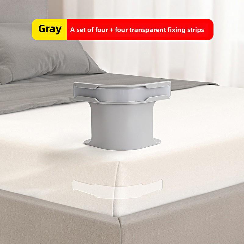 4PC Quilt Sheet Straps Quilt Fixing Tool Bed Sheet Fixing Clips Home Holder Clip DIY Fixing Device Bedsheet Clips Bedroom