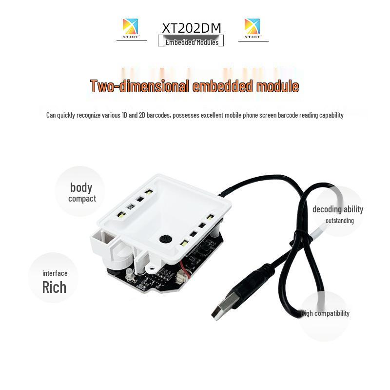 Xingtong XT202DM Medical Barcode Reader with USB QR Code Scanner