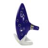 12 Holes Alto C Porcelain Ocarina with Holder Gift Box Lanyard Mini Wind Instrument for Beginners