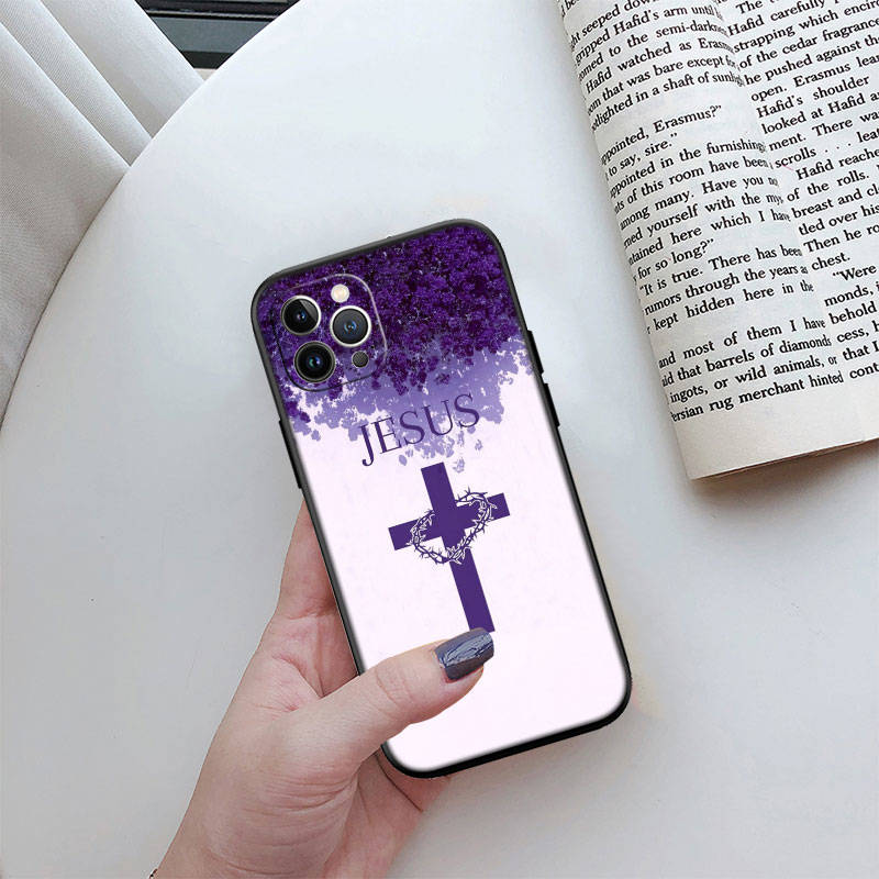 JO5 Библейский стих Иисус Христос Чехол для телефона для Samsung A35 A25 A24 A15 A05S A05 M55 M35 M15 A06 A16 A02 A12 A13 A10 A20 A30 A22 A31 A32 A33 A41 A42 A50