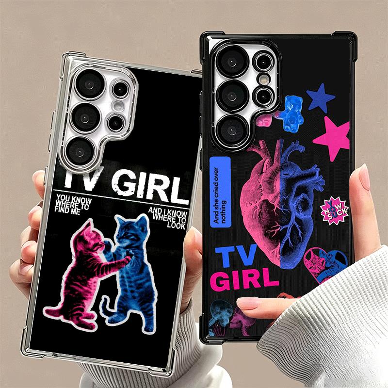 TV Girl Album Soft Phone Case For Samsung Galaxy S26 Ultra S25 Edge S24 FE S23 Plus S22 S21 + S20 Plating Anti-Fall Fundas