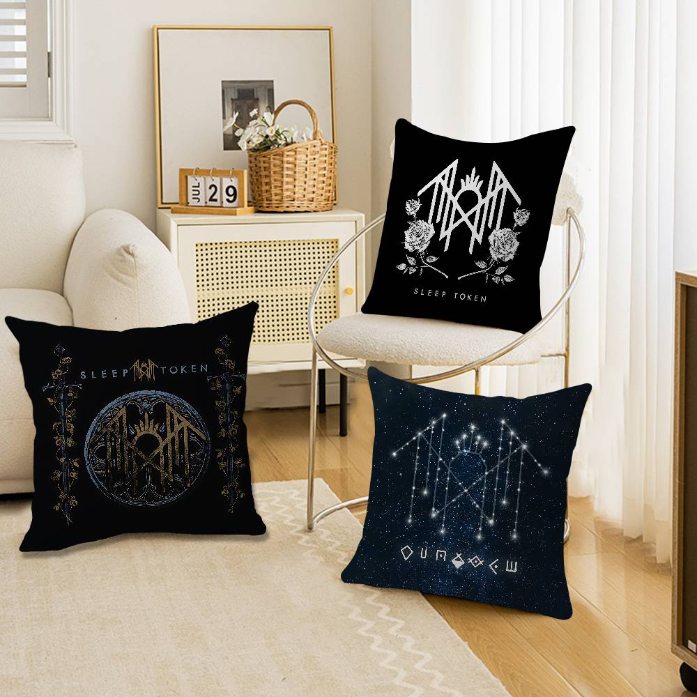 Popular Band S-Sleep T-Token Cushion Cover Car Throw Pillow Case For Sofa Car Christmas Gift 40X40Cm 45X45Cm