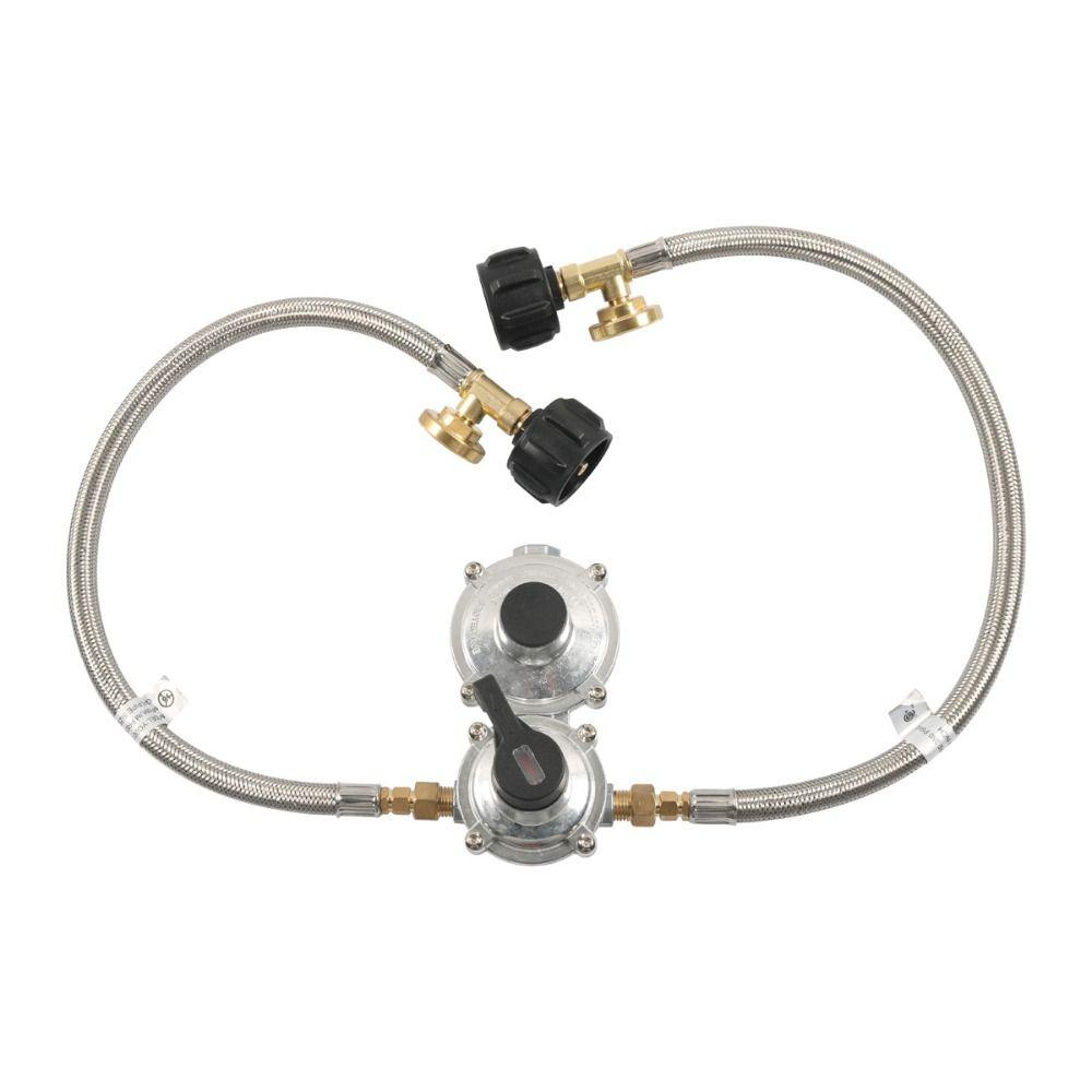 Instrument Propane Regulator Kit Stainless Steel Stainless Steel Hose Kit  Camping