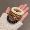 Durable Frosted Elastic Hair Tie for Women - Autumn/Winter Friendly