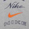 Nike Club Fleece Crew Neck Sweatshirt With Letter Graphics Men Tops Gray FN2611-063