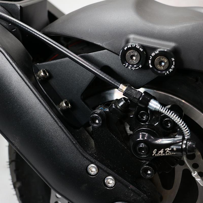 Крыло грязезащитное для электросамоката Dualtron Eagle Spider DT2 Limited, запчасти, задняя крышка колеса, 3.0 широкая шина