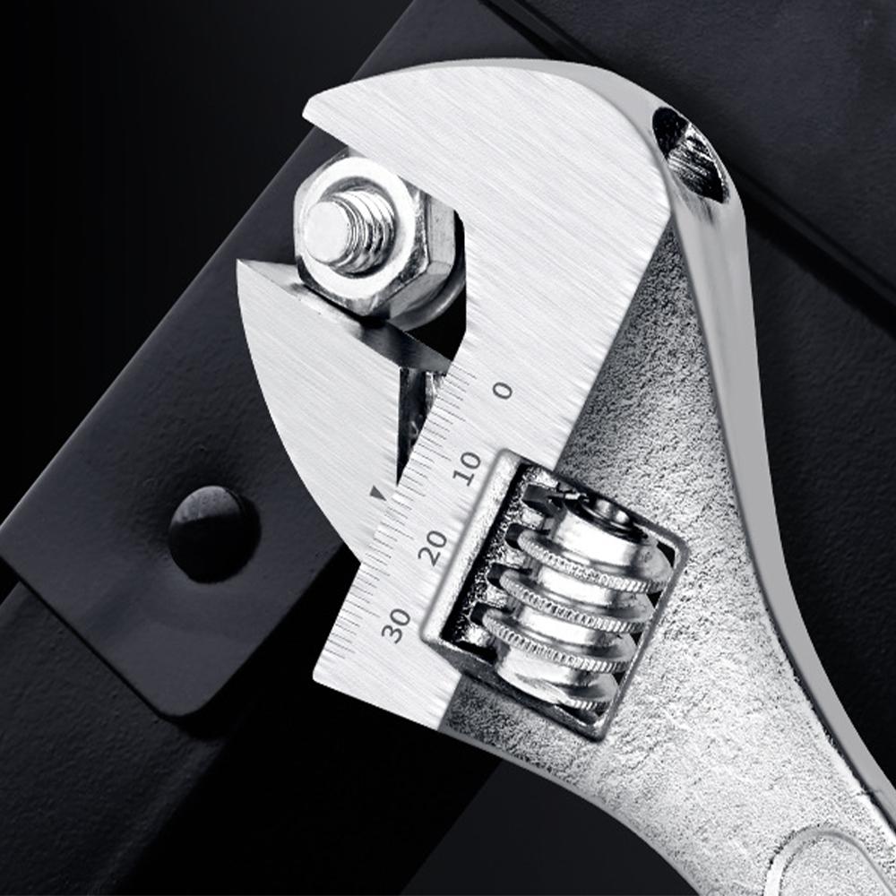 Разводной открытый гаечный ключ для гальванических работ, разводной гаечный ключ, бытовой промышленный ключ с резиновой ручкой, устойчивый к заклиниванию