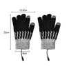 3 Adjustable Temperature Winter Heated Gloves Touch-screen Electric Heated Gloves  for Men Women