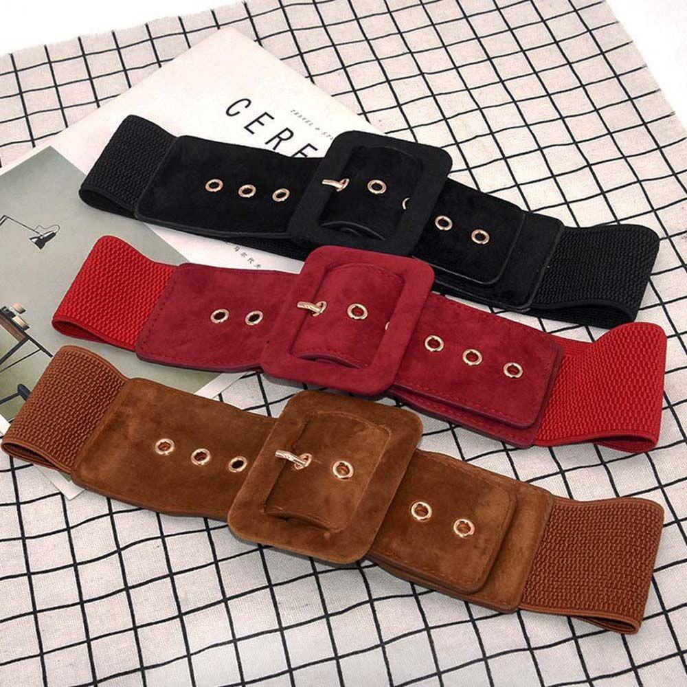 Strap Wide Waistband Dress Decoration Female Waist Strap Women Belt Elastic Waist Belt Cummerbunds