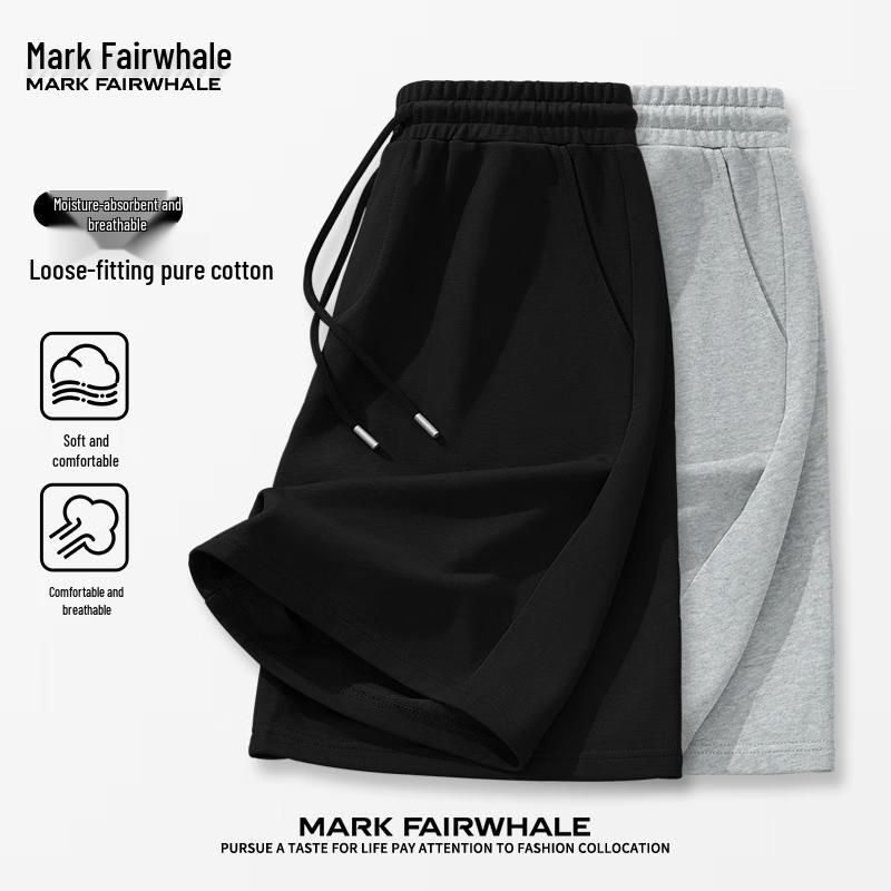 Mark Fairwhale Мужские хлопковые повседневные спортивные шорты
