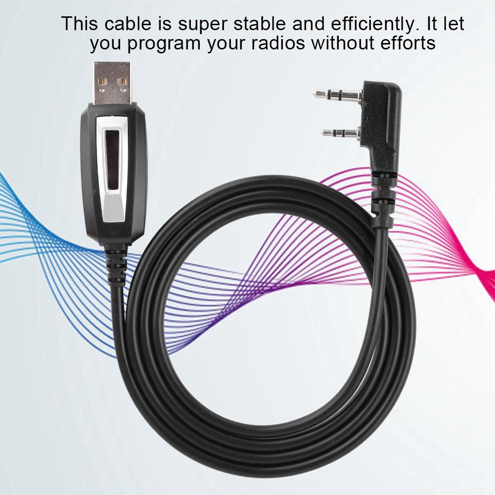 Кабель для программирования рации с CD-драйвером для радиостанций Baofeng GT 3 UV 82 BF 888s