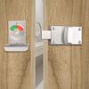 Stainless Steel Privacy Occupied Public Toilet for Latch For Bathroom Indicator Door Lock WC Dressing Room Vacant Engage