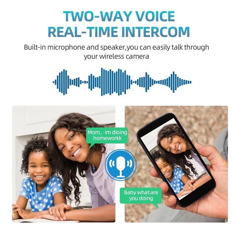 Панорамная камера E27, 360, 1080P, 2,4G, 5G, E27, камера с лампочкой, Wi-Fi, ИК-ночь, умный дом, беспроводная безопасность