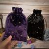 Tarot Oracle Cards Storage Bag Velvet Jewelry Bag Trendy Tarot Pouch