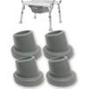 Anti-Slip Bath Seat Feet Rubber Caps Chair Feet Caps Accessories Shower Chair Tips