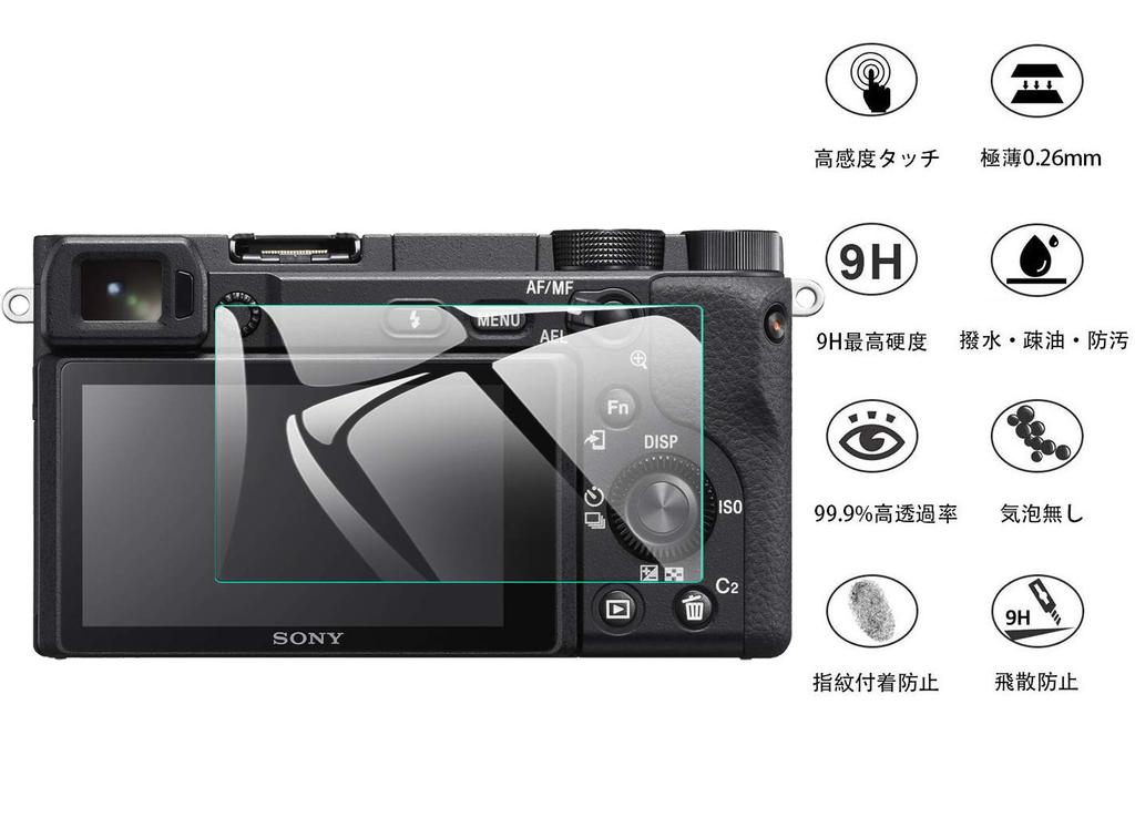 Защитная пленка для ЖК-дисплея EternalStars, 3 шт., защитное стекло для экрана камеры, твердость 9H, полная защита. Совместимые модели камер — цифровые камеры SONY.