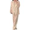 Front Opening Hospital Room Long Top and Bottom Loose [ciciibear] Women's Pajamas, Spring, Pajamas, Pajamas, Wear, Cute, Loungewear, Sleeves, Set,