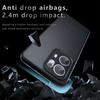 For Oppo Reno13 F 5G (Reno 13 FS 5G)/4G Case Skin-Touch TPU + PC Matte Phone Back Cover, Transparent Black