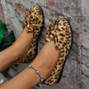 Fashion Women Flats Leopard Shoes New Butterfly-knot Soft Sole Loafers Spring/autumn Large Size Comfortable Outdoor Sneakers Women