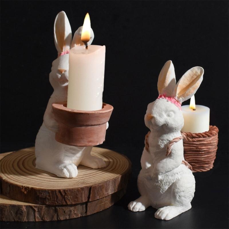 Easy Releases Silicone Rabbits Mould For Artisanal Craft And Decorations