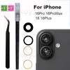 1 Комплект Стекло Линзы Задней Камеры Для iPhone 16 16Plus 16Pro Max Запчасти Для Ремонта Задней Камеры С Клейкой Лентой 3m И Наборами Инструментов