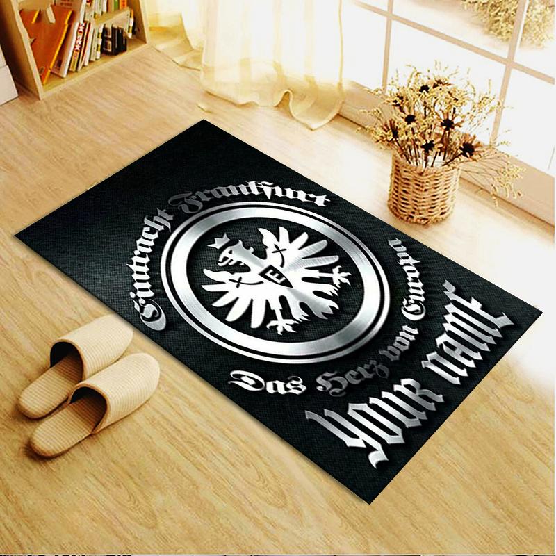 Custom Name Eintracht Frankfurt Carpet Rug for Living Room Bedroom Home Sofa Decoration,Kids play Non-slip Floor Mat