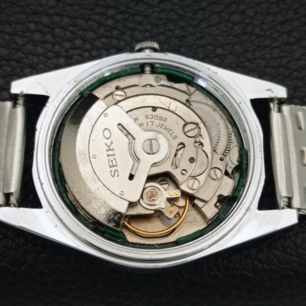 АВТОМАТИЧЕСКИЕ ВИНТАЖНЫЕ ВОССТАНОВЛЕННЫЕ МУЖСКИЕ ЧАСЫ SEIKO 5 ЯПОНИЯ ЗЕЛЕНЫЙ ЦИФЕРБЛАТ a443993-1