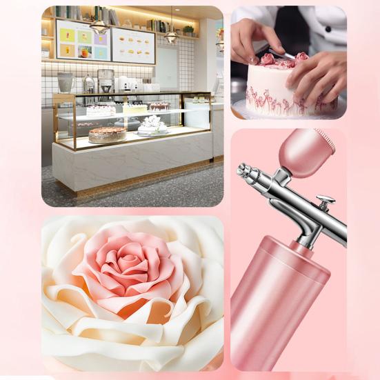 Портативный аэрографный набор Высокодавление Не засоряющийся Набор аэрографов Беспроводной Перезаряжаемый Инструмент для аэрографии для маникюра для рисования Нейл-арта Макияжа