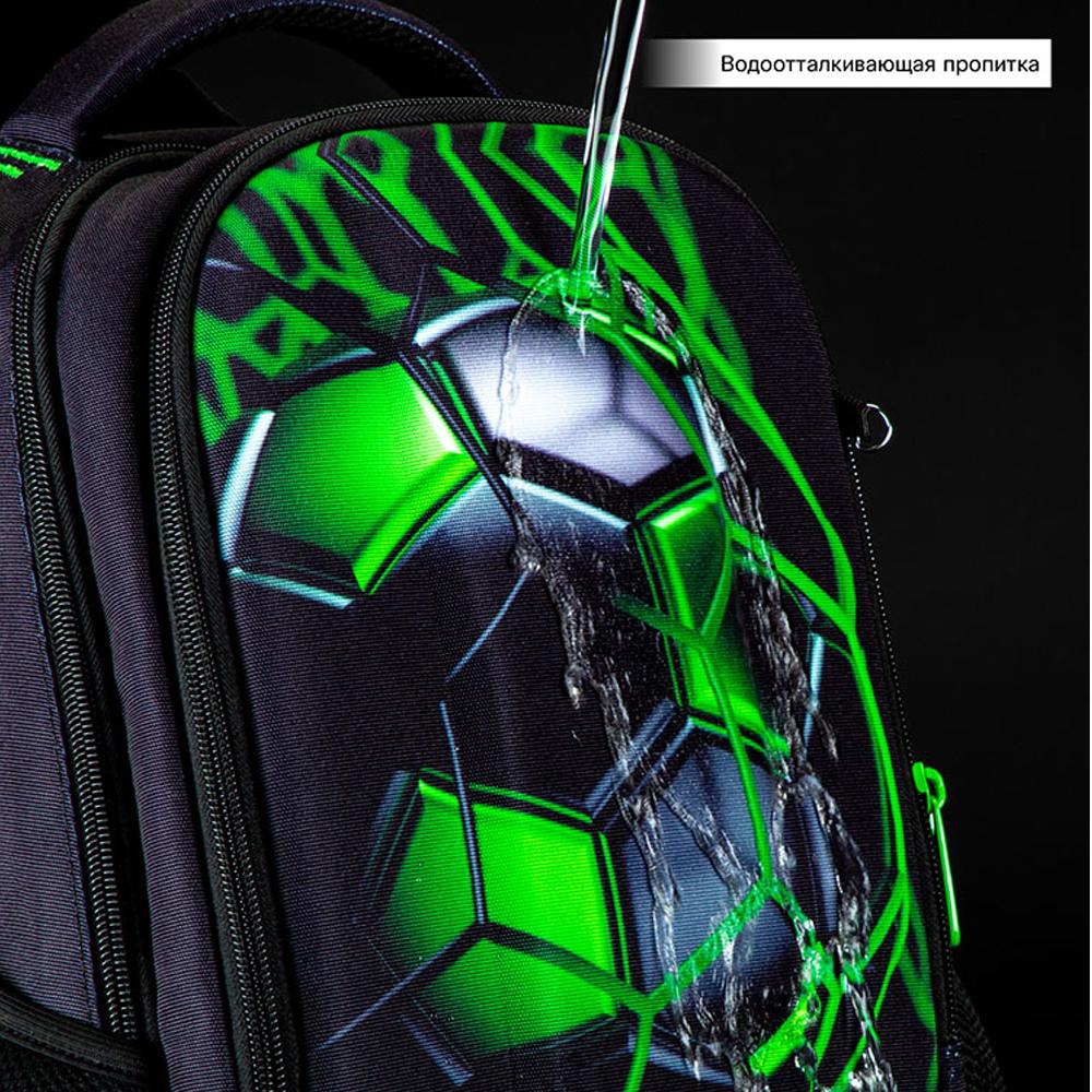 Ортопедическая школьная сумка для мальчиков, 3D футбольные рюкзаки, студенческая многофункциональная сумка с зарядкой через USB, сумка для книг для подростков