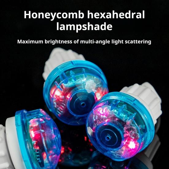 1/2 шт. Сигнальная лампа для поклевки, высокочувствительная, ночная, с датчиком удара, электронный индикатор поклевки, светодиодная лампа, рыболовные принадлежности