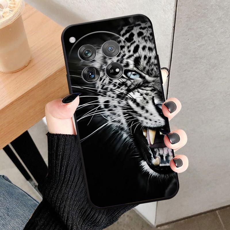 For OnePlus 12 Case Cover For OnePlus12 Fundas New Black Soft Silicone TPU Protective Phone Case For One Plus 12 Bumper Coque