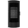 Дровяная стальная печь KRATKI TITAN Panorama Ø 150 11 кВт