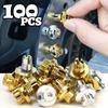 Car Hub Screw Caps Wheel Hub Decorative Plastic Flat Head Screws Anti Rust Protection Cover Hub Styling Modified Accessories