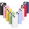 Модная Девочка Конфетный Цвет Силиконовый Мягкий Чехол Для iPhone 16e 16 15 14 13 12 11 Pro Max Plus Mini Матовый Ультратонкий Задняя Крышка Корпус