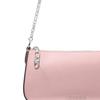 Michael Kors MK Empire Logo Zip Closure Leather Shoulder Bag Medium Women shoulder bag Light-Pink 32H3S8EW6L-SMOKEYROSE
