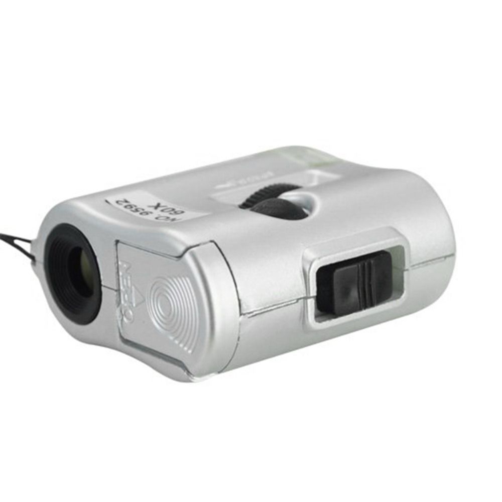 Magnifier Pocket  Microscope With LED Light Handheld Magnifying Glass Mini   Jeweler