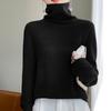 Autumn Winter Women's Pile Neck Sweater Jumper Women's Sweater Warm Turtleneck Sweater Top