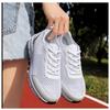 Spring New Comfortable and Lightweight Casual Sports Shoes with Flat Bottom Anti Slip Breathable Fashionable and Versatile Hollow Out Women's Shoes