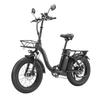 B20 Portable Fat Tire E-Bike – 20"x4.0", 500W Brushless Motor, 48V Battery, Foldable Frame