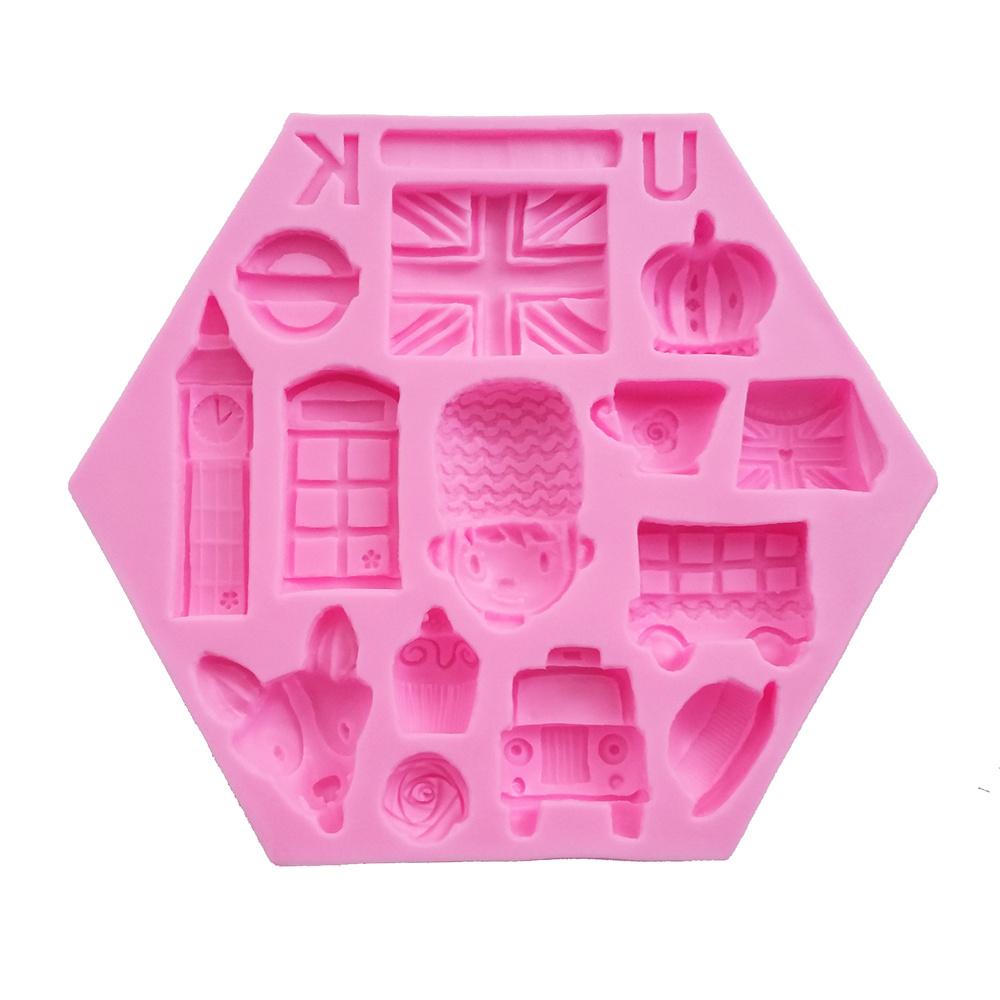 Солдатский дизайн, силиконовая форма, форма для украшения торта, сахарная резинка, инструмент для пасты, 3D форма для шоколадного мусса