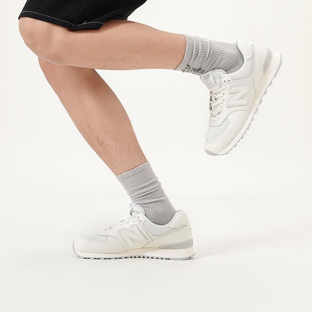 New Balance NB 574 Retro Low-Top Casual Running Shoes Unisex Sneakers Light-Gray ML574WP2