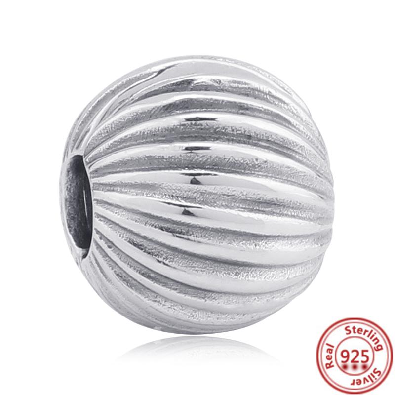 100% стерлинговое серебро S925, прозрачный циркон с паве, сверкающие бусины-клипсы на пуговицах, стильные оригинальные подвески, браслеты, женские ювелирные изделия